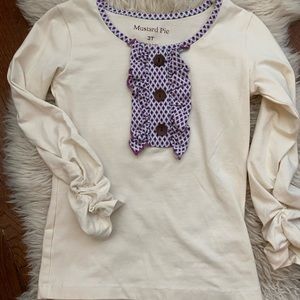 Mustard Pie ruffle top